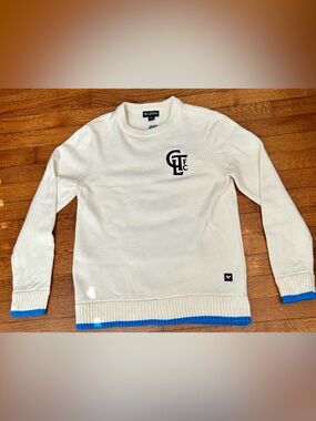 Charlotte FC Sweater Mens XS White MLS Soccer The Wild Collective Crewneck